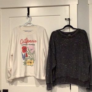 Bundle of 2 sweatshirts size XXL